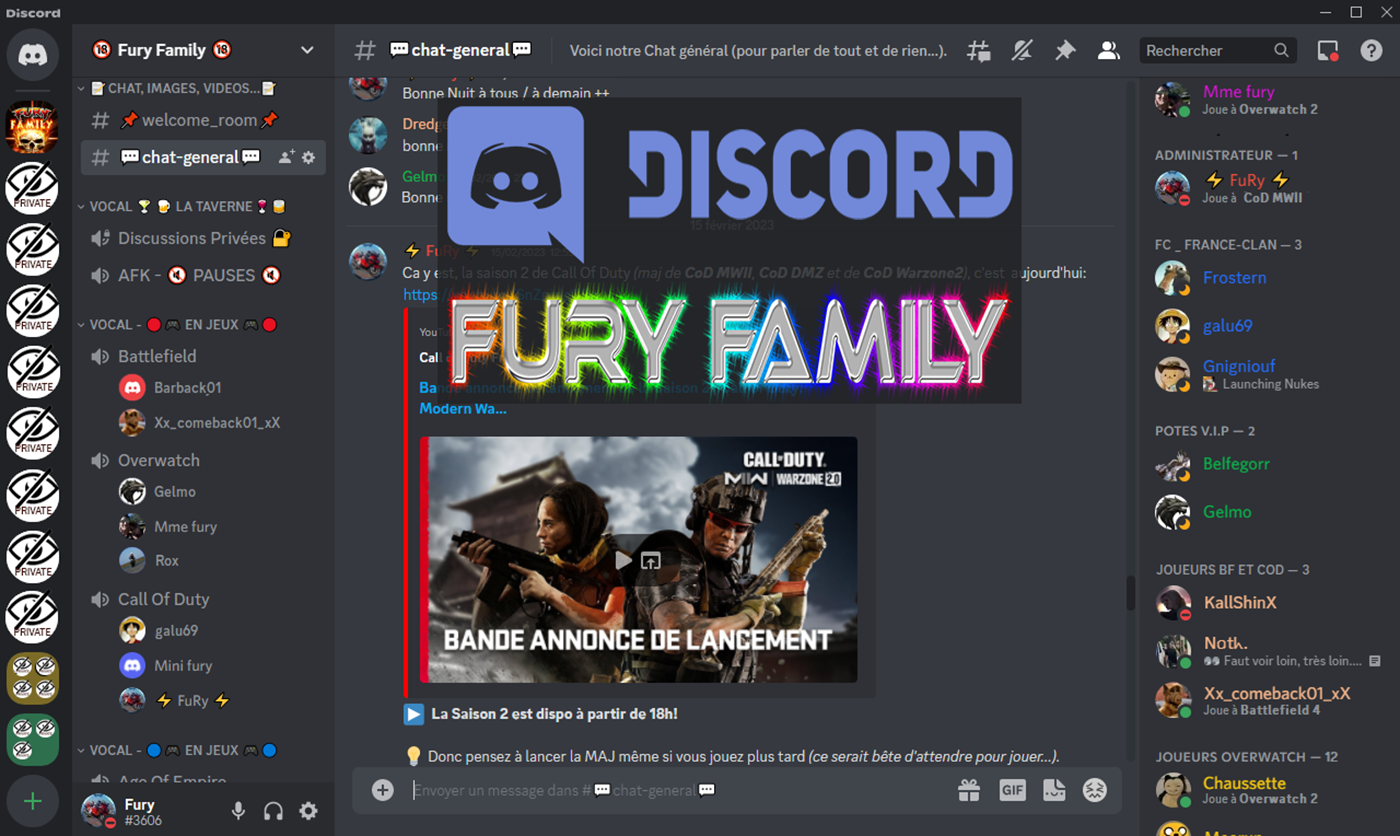 Photo Du logiciel Discord